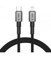 Pilkas USB-C - Lightning PD27W / 3A 100cm laidas "Tech-Protect Ultraboost DNA"