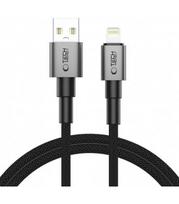 Pilkas USB-A - Lightning 15W / 3A 100cm laidas "Tech-Protect Ultraboost DNA"
