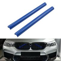2 vnt. Automobilio priekinių grotelių apdailos juostelių atraminės grotelių juostos V tvirtinimo juostos, skirtos BMW 1 2 3 4 serijos grotelių apdailos juostoms, automobilių priedai CHINA