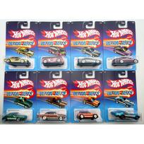 Hot Wheels Ultra Hots Modeliukų rinkinys (RS1600,T1-GTR,Savanna RX-7,Honda CRX,Porsche 356 Outlaw,Pontiac GTO,Toyota Starlet,Copo Corvette)