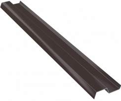 Prišliejimo juosta prie kamino iš aliuminio FLEX LINE, 80x2000 mm