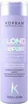 Korban Blond Repair Violet Shampoo šviesių plaukų šampūnas, 250 ml