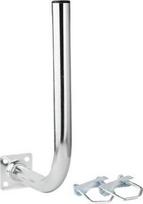 Extralink L250x400 | Laikiklis balkonowy | 250x400mm, su cybantami M8, stal, ocynk