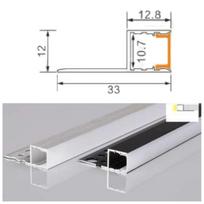 Priglaistomas 3 metrų aliuminio led profilis sidabro spalvos. Pilna komplektacija.