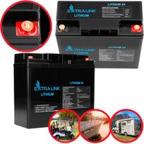 Extralink LiFePO4 24Ah | Battery | 12.8V, BMS