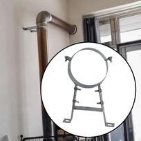 Kamino vamzdžio laikiklis Sienos atstumas 30cm Viryklės pakabukas Židinio įranga for 150mm Pipe