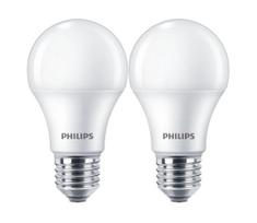 KOMPLEKTAS 2x LED elektros lemputė Philips A60 E27/10W/230V 4000K