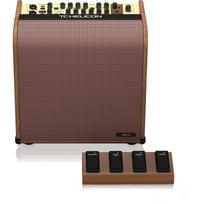 STIPRINTUVAS AKUSTINIAM INSTRUMENTUI SU MIKROFONO PAJUNGIMU, EFEKTAIS IR 4-IŲ MYGTUKŲ JUNGIKLIU TC HELICON HARMONY V100