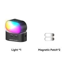 RGB Magnetic Fill Light for Gimbal LED Video Photography Light 3 Brightness and 7 Color Adjustment for Phone Selfie Live juoda