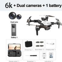 S2S lauko dronas 6K HD dviguba kamera be šepetėlių variklis, padedantis išvengti kliūčių Dron RC malūnsparnio sulankstomas keturkopterio žaislas, skirtas Xiaomi