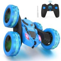 RC automobilis su nuotolinio valdymo pultu Stunt, mėlynas