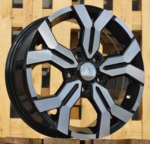 Ratlankis RACINGLINE B1110 R15x6.5 4x100 ET 40 CB 60.1 (Black Polished) (500 kg)