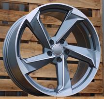 Ratlankis RACINGLINE B5185 R17x7.5 5x112 ET 45 CB 66.5 (Grey Polished) (675 kg)