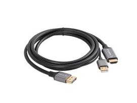 Lanberg HDMI (M) to Displayport (M) cable 4K, Black | CA-HDDP-20CU-0018-BK | 1.8 m