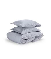Premium satino patalynės komplektas Classic grey, 160x200 cm