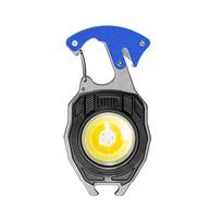 Mini žibintuvėlis LED raktų pakabukas W5147 Type C with 2 screwdriver bits blue