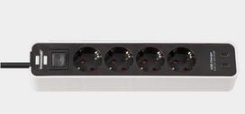 Buitinis ilgintuvas BRENNENSTUHL ECOLOR, 4 vt., 2USB C, 1,5m