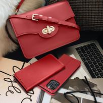 SMART PRO Book leather case for XIAOMI Redmi 14C in claret