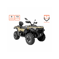 Keturratis motociklas Loncin XWOLF 550L desert yellow