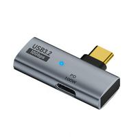 USB Type-C OTG 2in1 adapteris su 100W PD įkrovimu, skirtas Steam, Macbook, mobiliajam kompiuteriui, Deck T I1H1 sliver-one-size