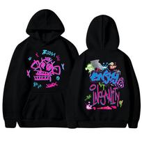 Arcane-Jinx Anime Figure Graphic Hoodies Winter Hooded Sweatshirt Casual Sporty Long Sleeves Tops Autumn Men Clothing Hoodies & Sweatshirts men’s S