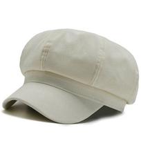 Nauja moteriška skrybėlė, vienspalvė retro kepurė, velvetinė beretė, lauko apsauga nuo saulės, moteriška aštuonkampė kepurė Adjustable smėlis