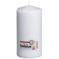 Bolsius CILINDRINĖ ŽVAKĖ, BALTA 20/ 9.8CM
