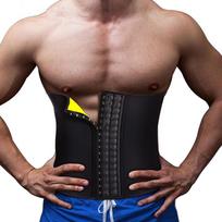 Men's Neoprene Waist Trainer Body Shaping Belt with Buckle XL juoda