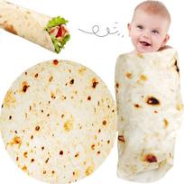 Kūdikio daiktai Burrito Tortilijos Antklodė Dovanos Naujagimiui Berniukui Mergaitei Dušo Apklotas Miegmaišis Apklotas Mažyliui Flanelinis Takas Augintiniai 100x100cm