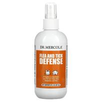 Dr. „Mercola“, blusų ir erkių prevencija šunims ir katėms, 8 uncijos (237 ml)