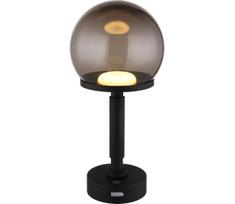 Globo 21034S - LED Įkraunama jutiklinė stalinė lempa HAKU LED/2,5W/5V 2700/4000/6500K juoda