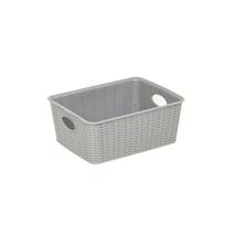 Dėžė plastikinė Elegance 25x19,5x10 cm pilka 30988 Italija STEFANPLAST