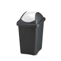 Šiukšliadėžė rūšiavimui 30 l 29x39x50 cm balta/juoda MULTIPAT 70215 Stefanplast