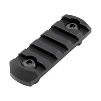 Picatinny bėgelis MFT Tekko Metal M-LOK 2-3/8" Picatinny Rail 5 Slots Black TMMLR5