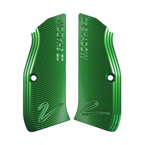CZ Shadow 2 rankenos kriaunų plokštelės žalios Grips Green Long