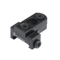 Lizdas QD jungčiai UTG QD Sling Swivel Adaptor Picatinny, KeyMod Black TL-SWPK01