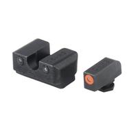 Naktiniai taikikliai TruGlo Tritium Pro Night Sights Glock 17/19 Low Orange outline TG231G1C