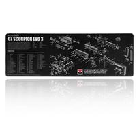Kilimėlis TekMat Gun Cleaning Mat CZ Scorpion 30x91cm Black TEK-R36-CZSCORPION