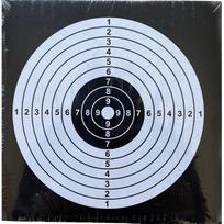 Taikiniai pneumatiniam pistoletui Remington 14x14 cm juoda/balta 100 vnt.