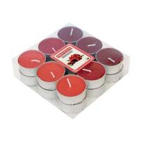 PROVENCE Arbatinės žvakutės Canberry Red 18 vnt.