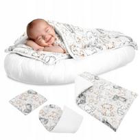 Kūdikių lizdelis su priedais Hobby Kids Zebra and lion