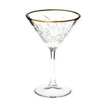Pasabahce martinio taurių rinkinys Timeless Gold, 230 ml, 4 vnt.