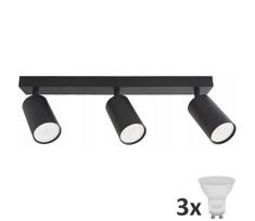 LED akcentinis šviestuvas ANGIE 3xGU10/6W/230V juoda