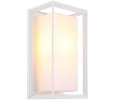 Globo 31982W - Lauko sieninis šviestuvas LOGANA 1xE27/60W/230V IP44 balta