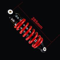 285 mm amortizatorius galinė pakaba hidraulinė alyva, reguliuojanti CNC, skirta motociklo purvo kišeniniam dviračiui Quad Honda Yahama Pitbike