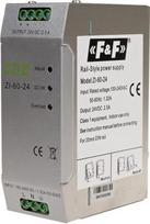 Pulse power supply 90÷264 V AC/120÷370 V DC, 47÷63Hz, 2.5A, 24VDC, 60W, ZI-60-24V ZI-60-24V | 5908312595106