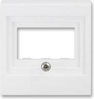 Cover plate for USB/HDMI/VGA sockets, white, Levit 2CHH290040A4003 | 8592624069898