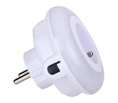 Retlux - LED Orientacinis šviestuvas su prieblandos jutikliu ir lizdu LED/0,6W/230V