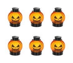 Retlux - KOMPLEKTAS 6x LED Dekoracija HALLOWEEN LED/1xCR2032/šilta balti moliūgai