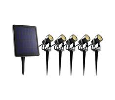 Retlux - KOMPLEKTAS 5x LED lauko šviestuvas su saulės baterija LED/4000 mAh IP44